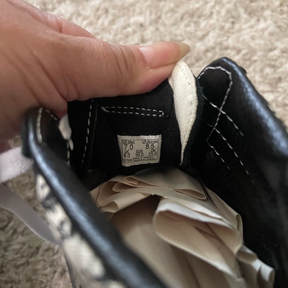 VANS Sk8-Hi Skull Tapestry Black Men’s 7 Suede Sneakers Shoes New - Picture 5 of 5